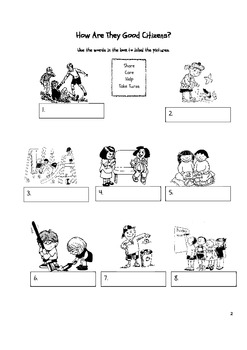 First Graders Are Good Citizens (Sample Pages) by Just Jan | TpT