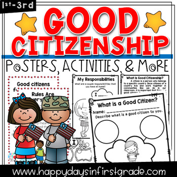 Preview of Good Citizenship Activities/ Worksheets (1st, 2nd, 3rd Grade)