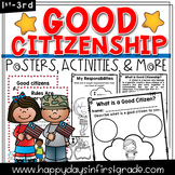 Good Citizenship Activities/ Worksheets (1st, 2nd, 3rd Grade)