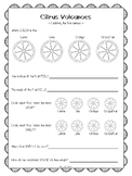 Citrus Volcanoes! (Five Senses Activity)