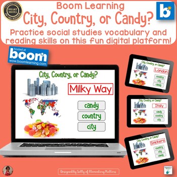 Preview of City, Country, or Candy Explore Social Studies Vocabulary