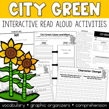 Preview of City Green Activities Interactive Read Aloud