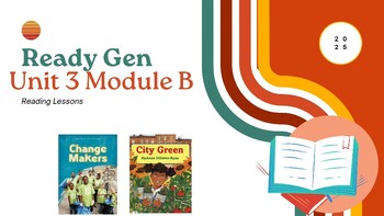 Preview of City Green Ready Gen Grade 2 Slide Shows for U3 MB Lessons 7-10