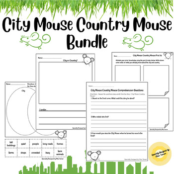 Preview of City Mouse Country Mouse Bundle