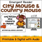City Mouse and Country Mouse Simple Fairy Tale Reader & Ac