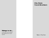 City-State Travel Brochure Activity