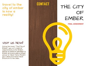 Preview of City of Ember Brochure - Final Project Activity