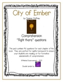 City of Ember - Comprehension Questions