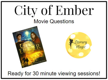 Preview of City of Ember Movie questions