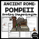 City of Pompeii and Mt. Vesuvius Reading Comprehension Anc