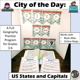 City of the Day - Daily Geography - US States and Capitals