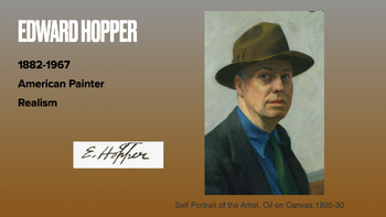 Preview of Cityscape Painting Unit w Edward Hopper Powerpoint
