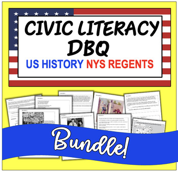 Preview of Civic Literacy DBQ Bundle! New for New York US History Regents!