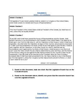 civic literacy document based essay outline