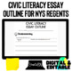 civic literacy essay sentence starters