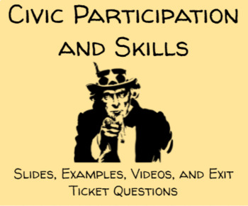 Preview of Civic Participation and Skills (Persuasion Negotiation Compromise Consensus)