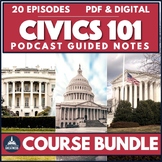 3 Branches of Government & More Activities - Civics 101 Po
