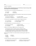 Civics 50 question quiz on government, constitution, and p