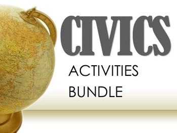Preview of Civics Activities Bundle