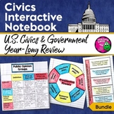 Civics, Government & American History Interactive Notebook Bundle Florida