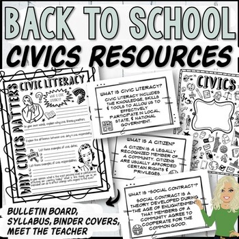 Preview of Civics Back to School Bundle