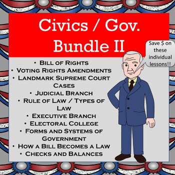 Preview of Civics / Government Bundle II