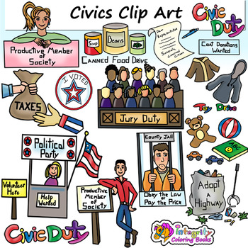 Preview of Civics Clip Art and Social Studies Clip Art