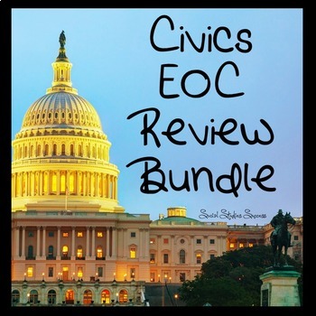 Preview of Civics EOC Review Games Bundle