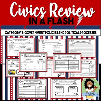 Civics EOC Review: Category 3 Government Policies and Political Process