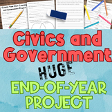 Civics End of Year Huge Create Your Own Government Project