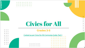 Preview of Civics For All 