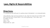 Civics/Gov't: Laws-Rights-Responsibilities Basics