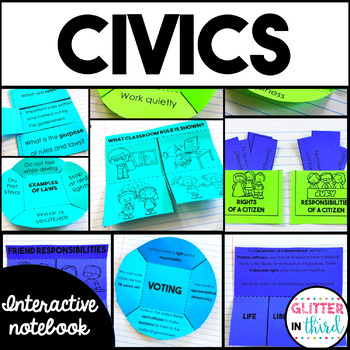 Preview of Civics & Government Activities Interactive Notebook BUNDLE