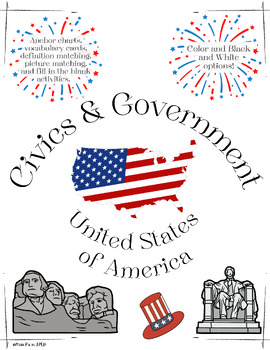 Preview of Civics & Government - Special Ed Picture supported resources