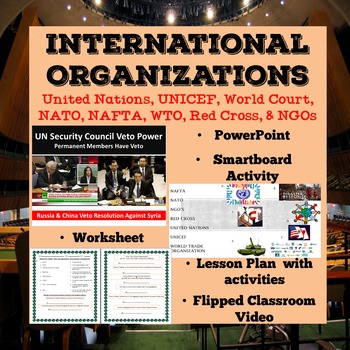 Preview of International Organizations 4.2 - Civics EOC
