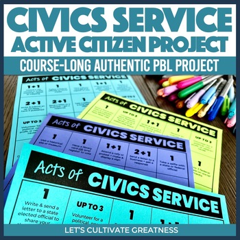 Preview of Civics Project - Good Citizenship Responsibilities of Citizens Activities