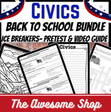 Civics Start of the Year Pack With Icebreakers, Emergency 