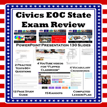 Preview of Florida Civics State EOC Exam Review