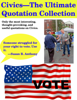 Preview of Civics--The Ultimate Quotation Collection