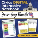 Civics & U.S. Government DIGITAL Interactive Notebook BUND