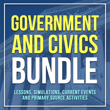 Preview of Civics & US Government Lesson, Activities, Simulations and More: The Bundle