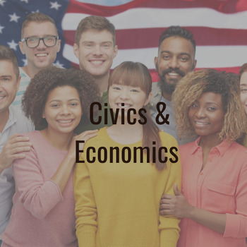 Preview of Civics and Economics - Graphic Organizer Activities - BUNDLE