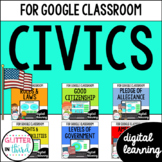 Civics and Government Activities for Google Classroom Digital