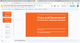 Civics and Government:  An Overview for Adult Basic Education