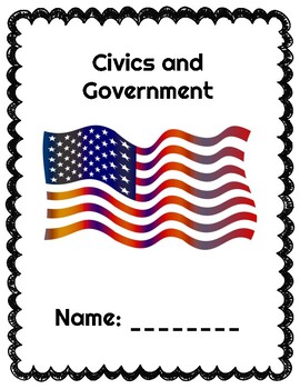 Preview of Civics and Government Booklet