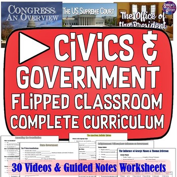 Preview of Civics and Government Flipped Classroom Curriculum