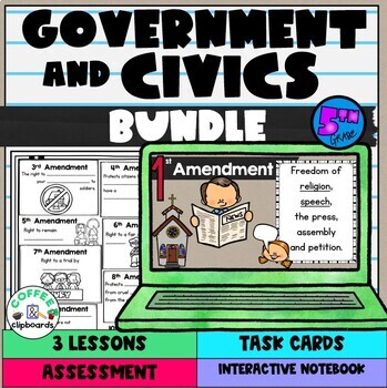 Preview of Civics and Government 5th Grade Unit Bundle (SS5CG1 and SS5CG2)