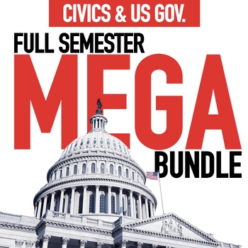 Preview of Civics and US Government Mega Bundle GOOGLE DRIVE ONLY