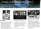 Civil Disobedience: Nine Innovative Assessment Options (HD