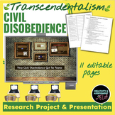 Civil Disobedience Research Project Multi-Media Presentati